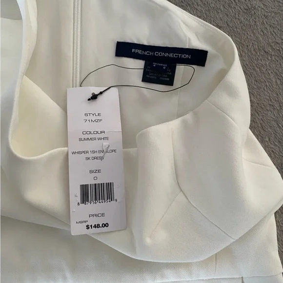 NWT French Connection One Shoulder A-Line Dress - Sz 0 - Picture 8 of 11